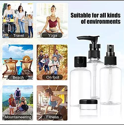 Дорожный набор для косметики 7 предметов Black - фото 4 Дорожный набор для косметики 7 предметов Black - фото 4