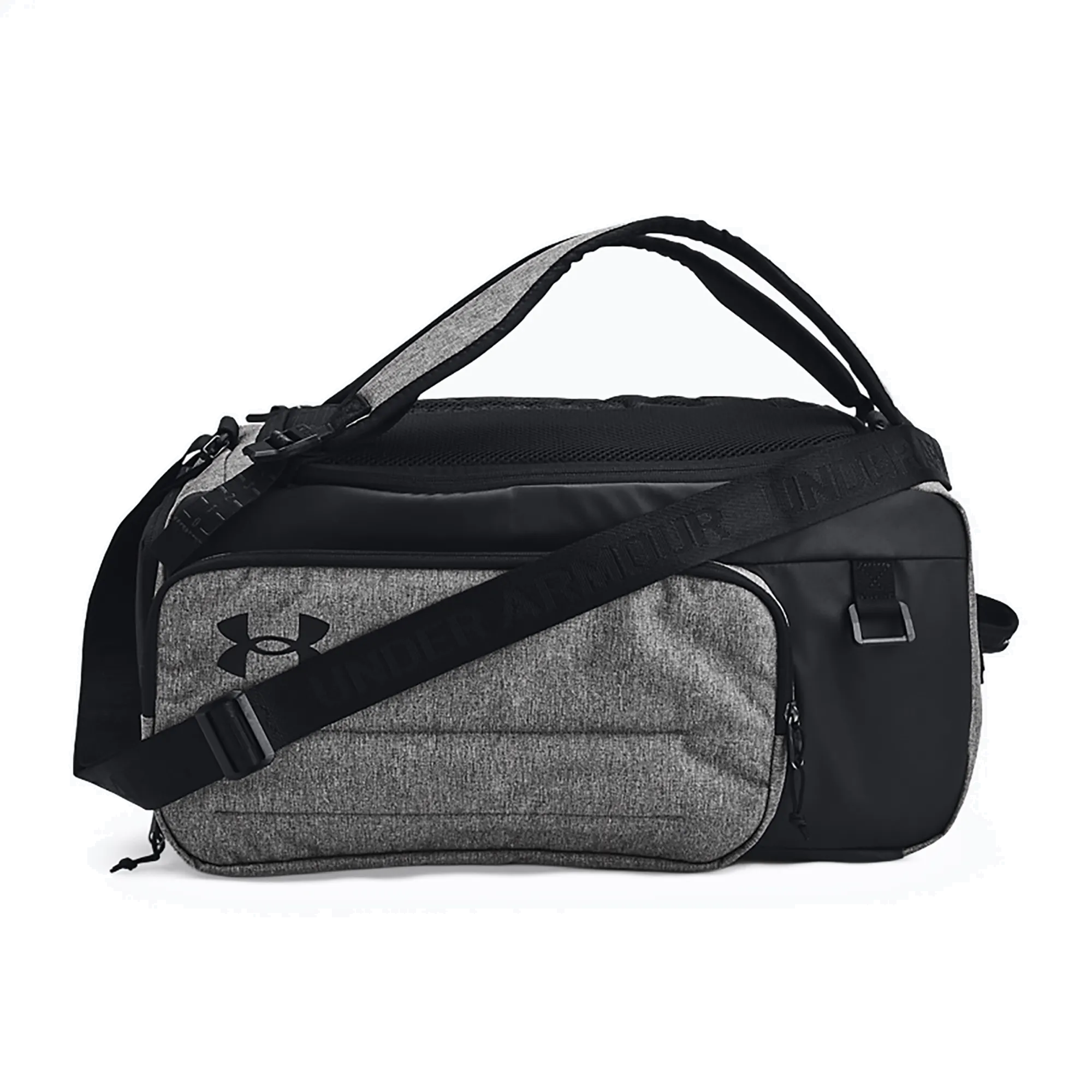 Спортивна сумка Under Armour UA Contain Duo SM BP Duffle 1381920-025 Сірий (196885504365)