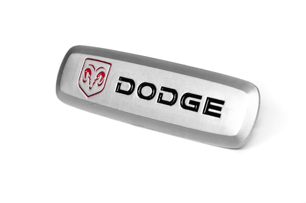 Шильдик для килимків Digital Designs для Dodge алюміній 1 шт. Сірий (125971)