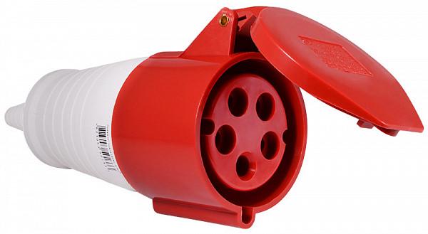 Силовая розетка переносная АСКО-УКРЕМ A0080020006 32А 400V 3Р+N+РЕ