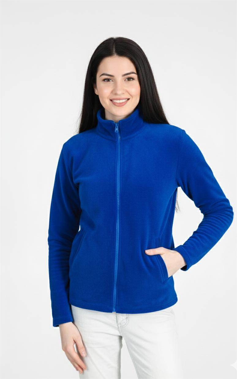 Кофта женская флисовая 9158 S васильковый (30567638)