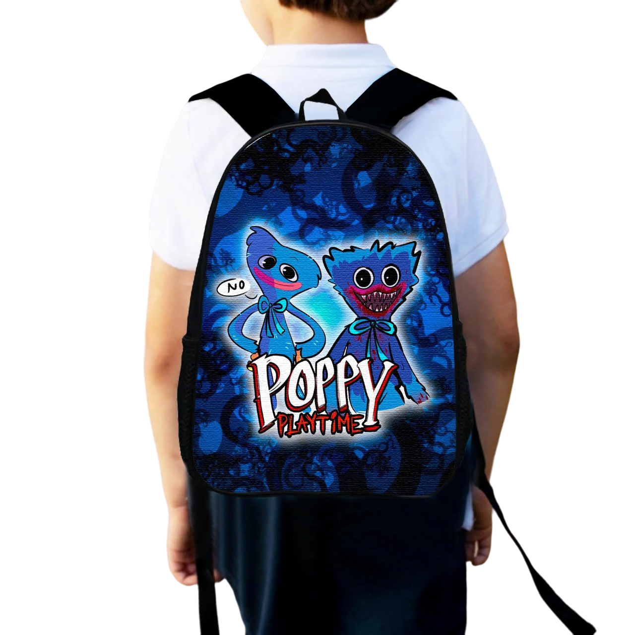 Шкільний рюкзак дитячий для хлопчика Хагі Вагі Poppy Playtime міський 34х27 см (0055)