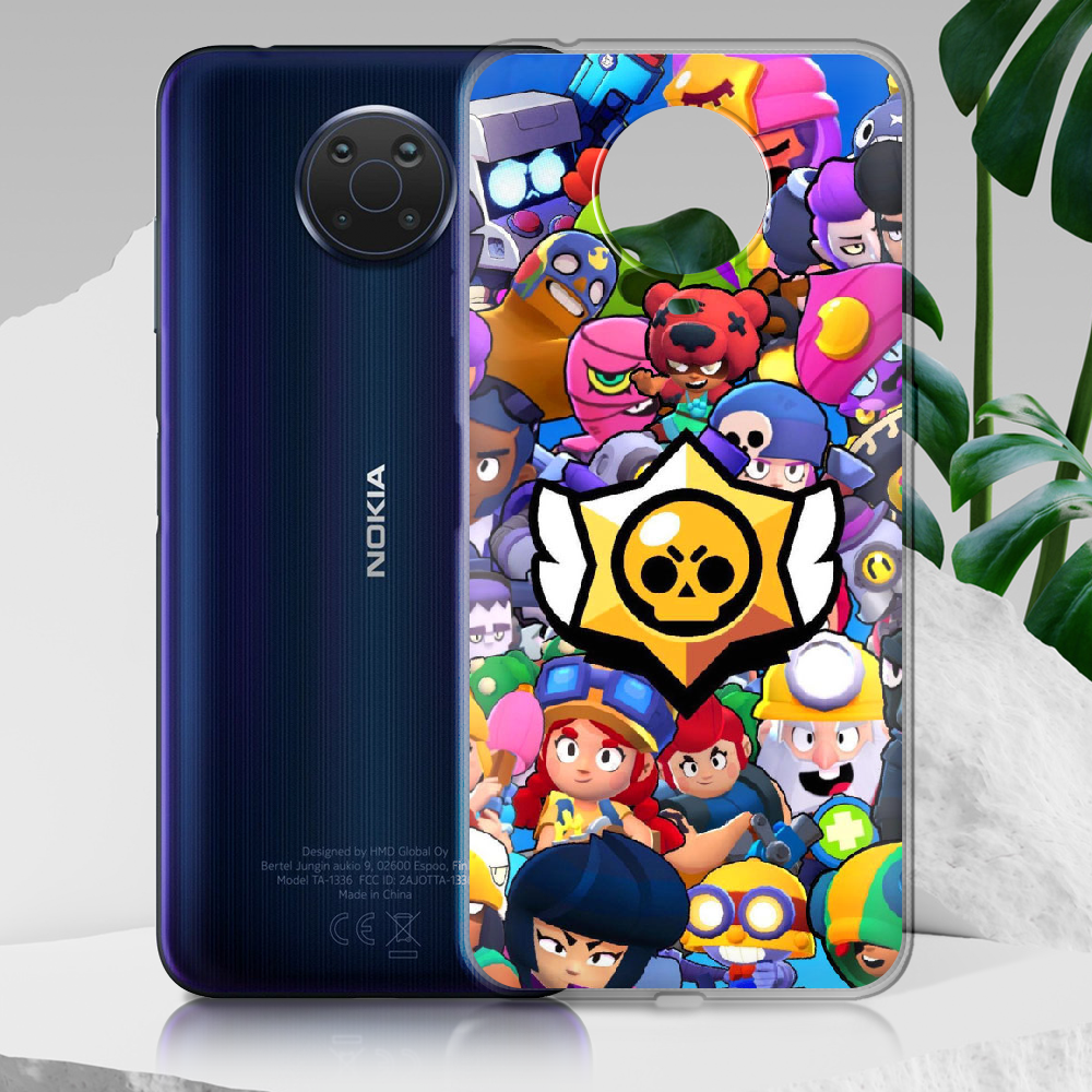 Чехол BoxFace Nokia G10 Brawl Stars Прозрачный силикон (42626-up2389-42373) - фото 2