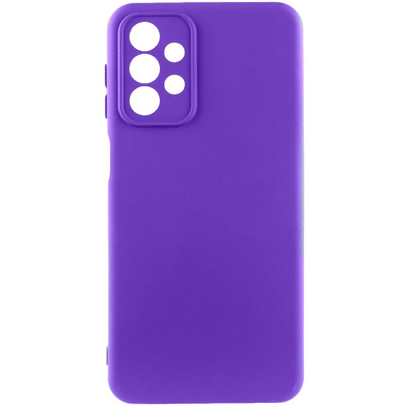 Противоударный чехол Silicone Cover Lakshmi Full Camera (AAA) для Samsung Galaxy A32 4G    ФИОЛЕТОВЫЙ / AMETHYST