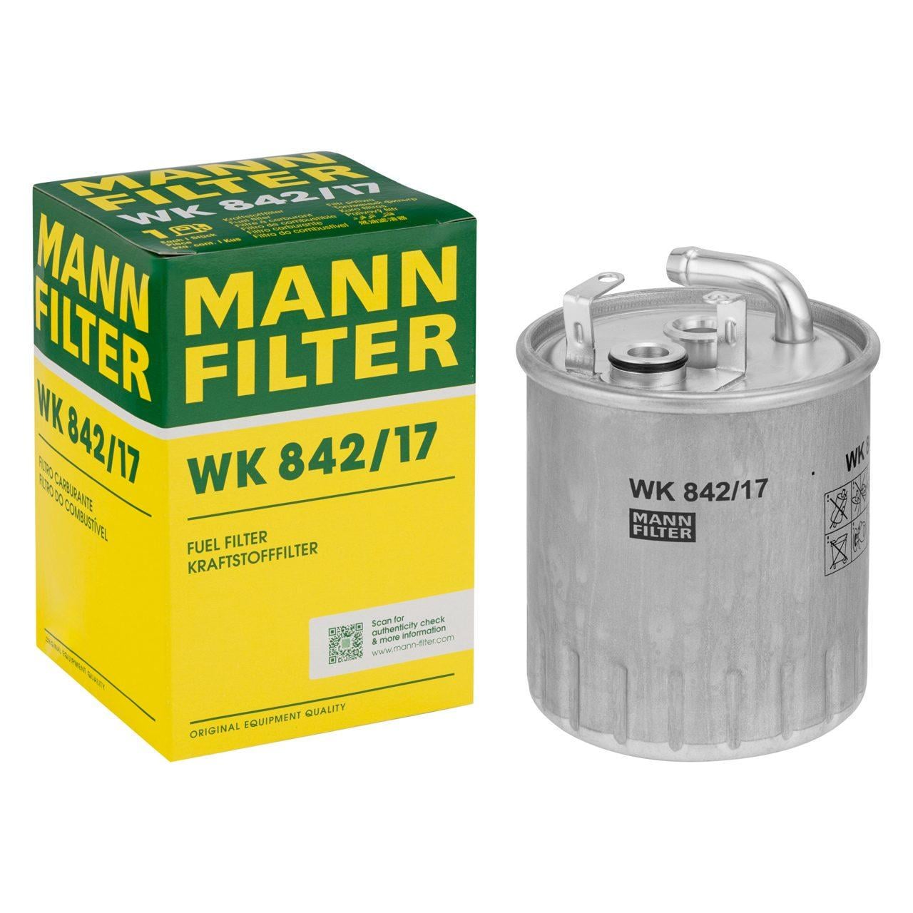 Паливний фільтр Mann-Filter (WK842/17)