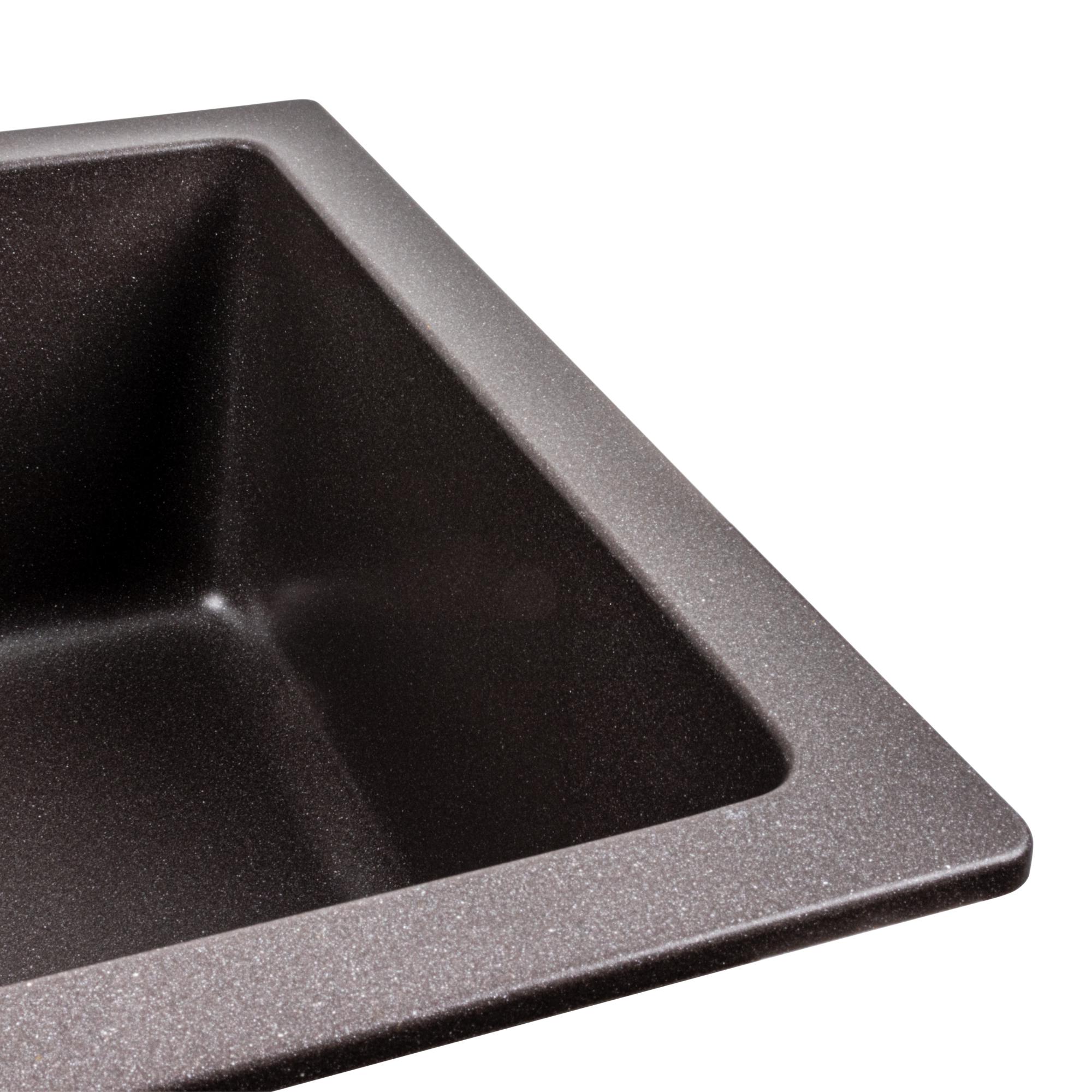 Мийка кухонна Platinum PLS-A39659 гранітна прямокутна 780x450 мм Коричневий (25961123) - фото 3 Мийка кухонна Platinum PLS-A39659 гранітна прямокутна 780x450 мм Коричневий (25961123) - фото 3