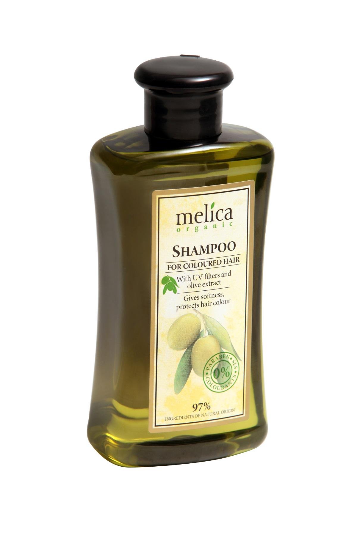 Шампунь Melica Organic для фарбованного волосся з уф-фільтрами та екстрактом оливок 300 мл (544313)