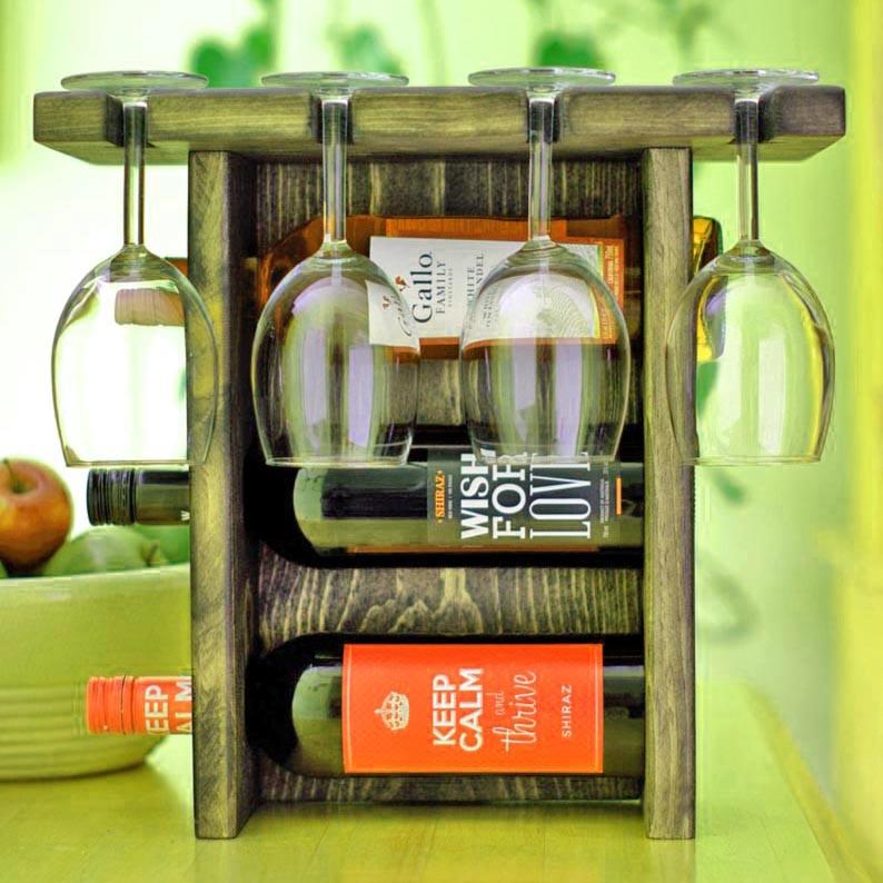 Полка для вина настольная Пенсакола Мускат (Впс-001407)