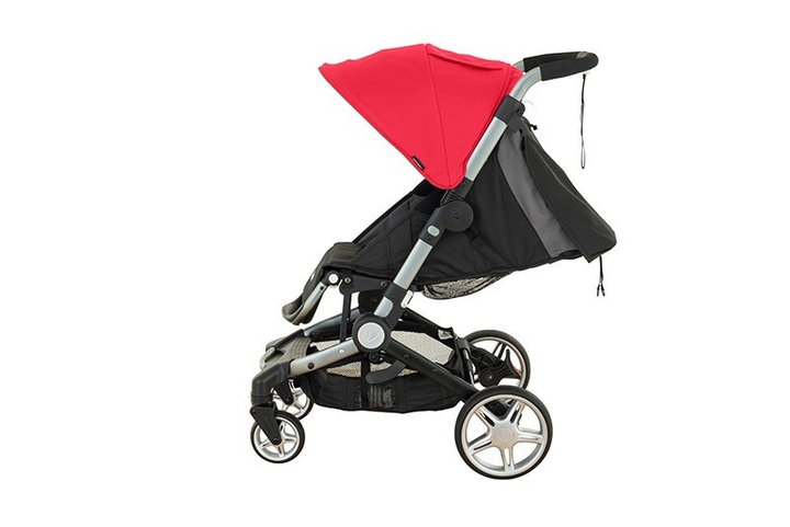 Коляска 2в1 Larktale Coast Barossa Red з чорною люлькою - фото 3