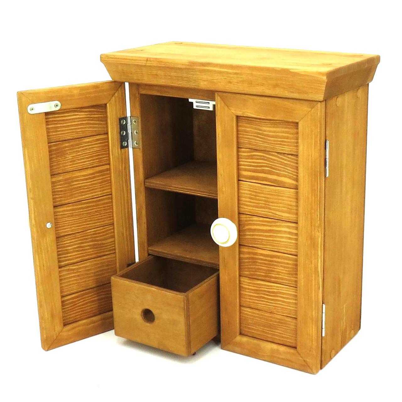 Шкаф настенный из дерева Молоа Сиена (ШФН-002305) Шкаф настенный из дерева Молоа Сиена (ШФН-002305)