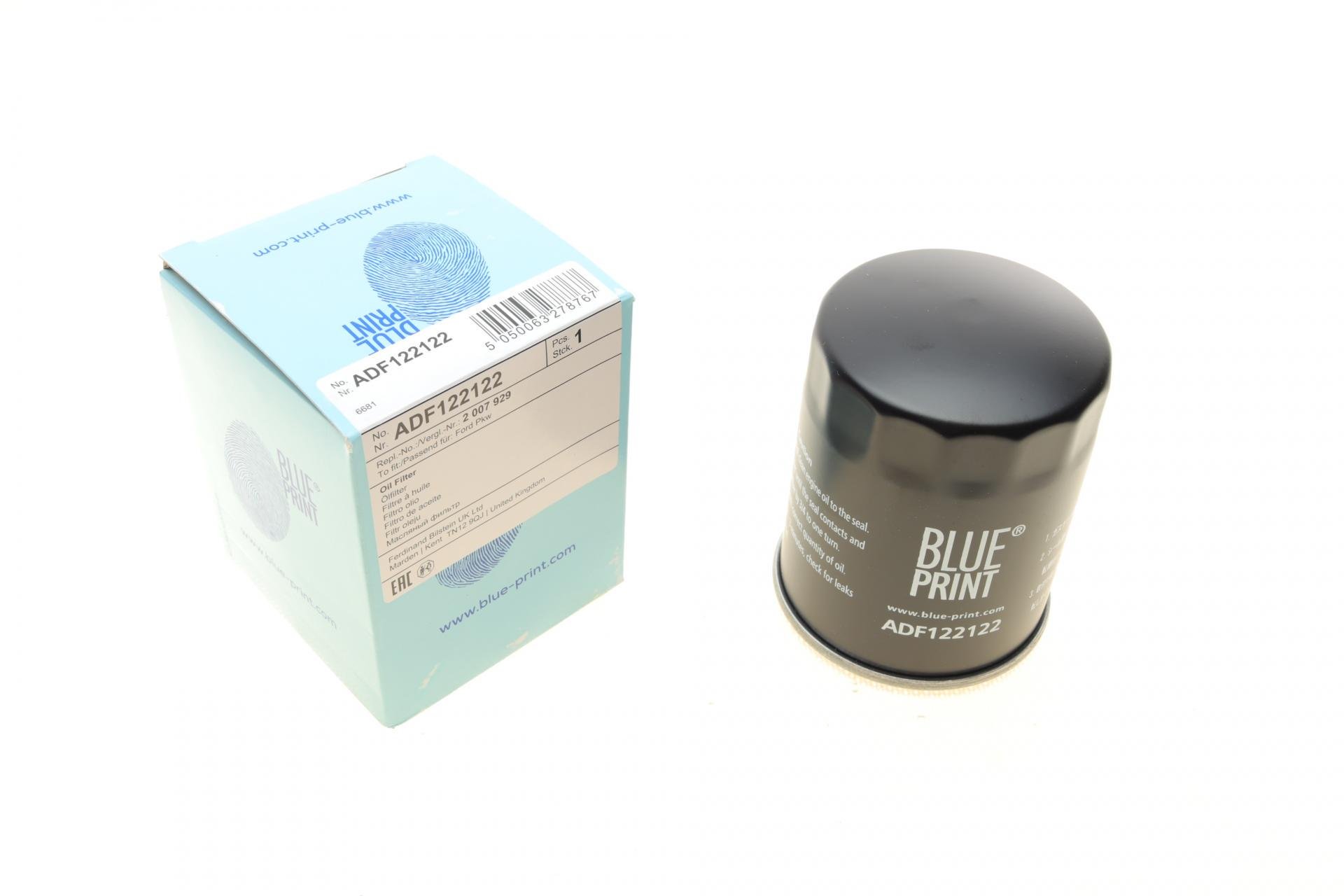 Фильтр масляный BLUE PRINT для Ford Transit 2,0TDCI 15- (ADF122122)