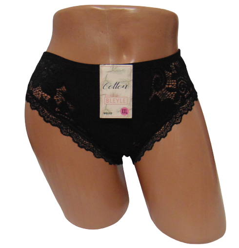 Женские трусики в рубчик Bleyle 6068 2XL Черный (1764290394) Женские трусики в рубчик Bleyle 6068 2XL Черный (1764290394)