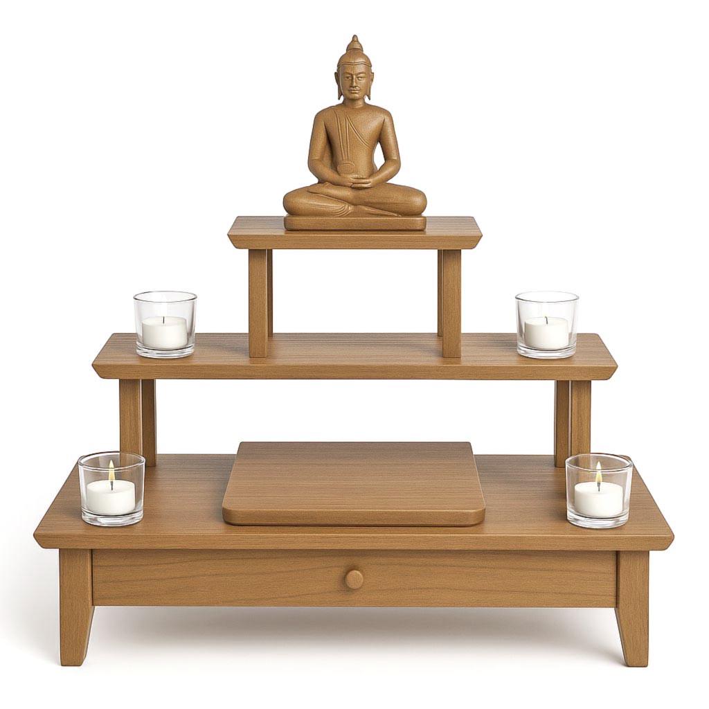 Вівтар для медитації з дерева Корида Сієна (ЛАТ-016905)