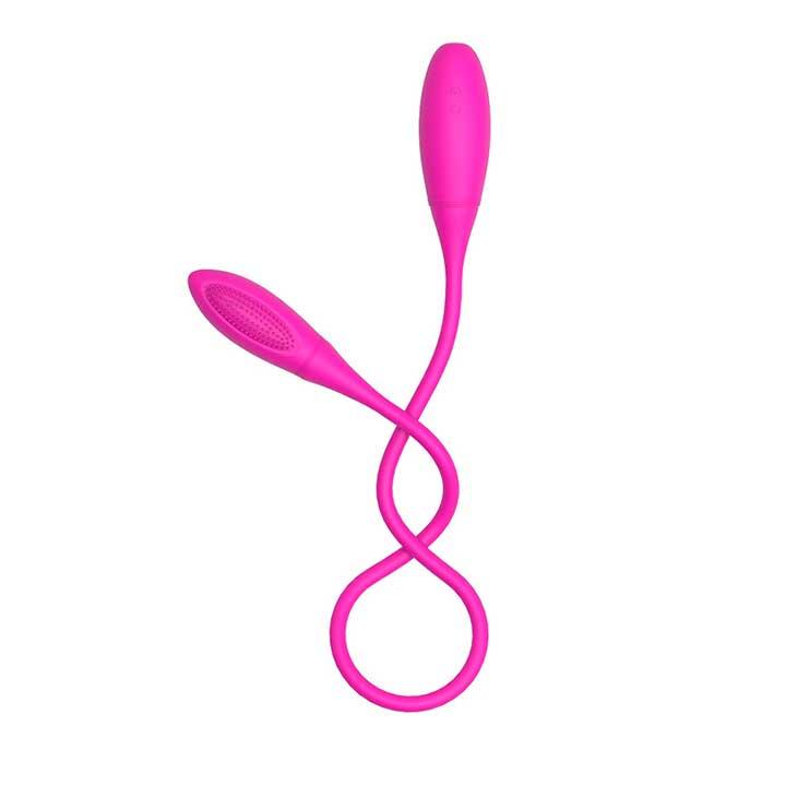 Вибратор двусторонний силиконовый Baile Pretty Love Snaky Vibe 60 см Розовый (K000267) Вибратор двусторонний силиконовый Baile Pretty Love Snaky Vibe 60 см Розовый (K000267)