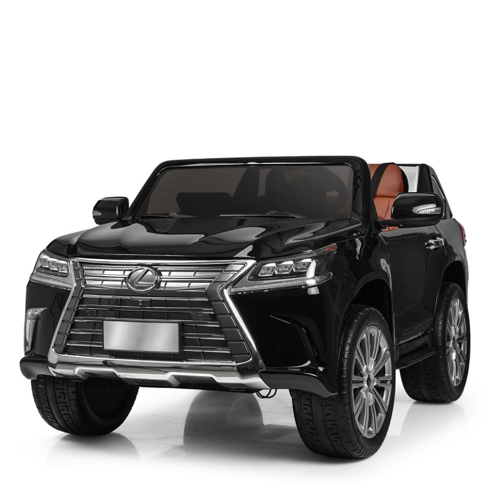 Детский электрический автомобиль Bambi 12V одноместный до 35 кг Черный (DE-169-E-24)