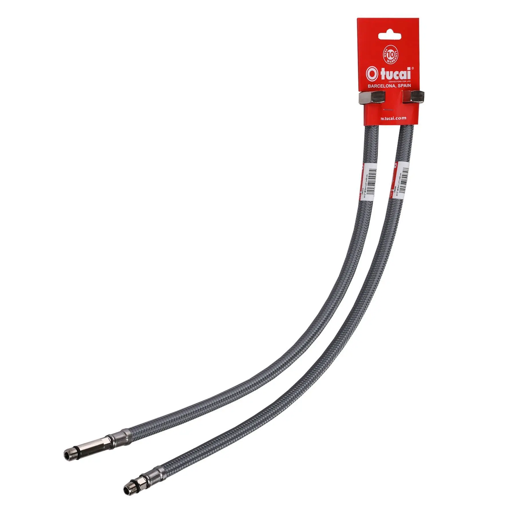 Шланг для змішувача TUCAI TAQ GRIF AСB М10х3/8" 207416 0,8 м 2 шт. (GSR-000018101) - фото 2