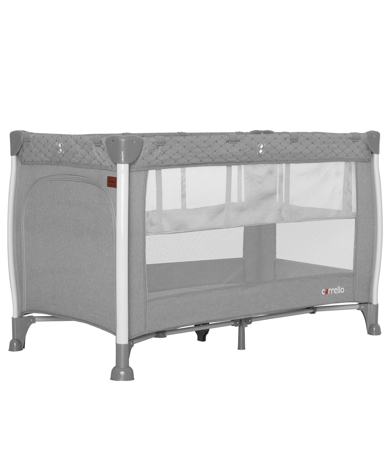 Манеж Carrello Polo+ CRL-11606 Silver Grey