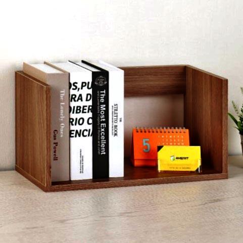 Полка книжная настольная из дерева Орико Терракот (КПА-004032)