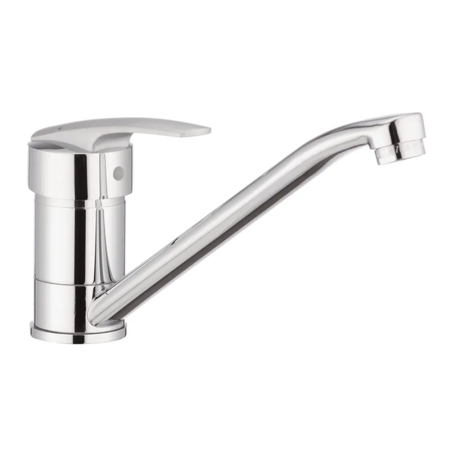 Смеситель для кухни однорычажный Haiba Agat 555 Chrome (HB0009) Смеситель для кухни однорычажный Haiba Agat 555 Chrome (HB0009)