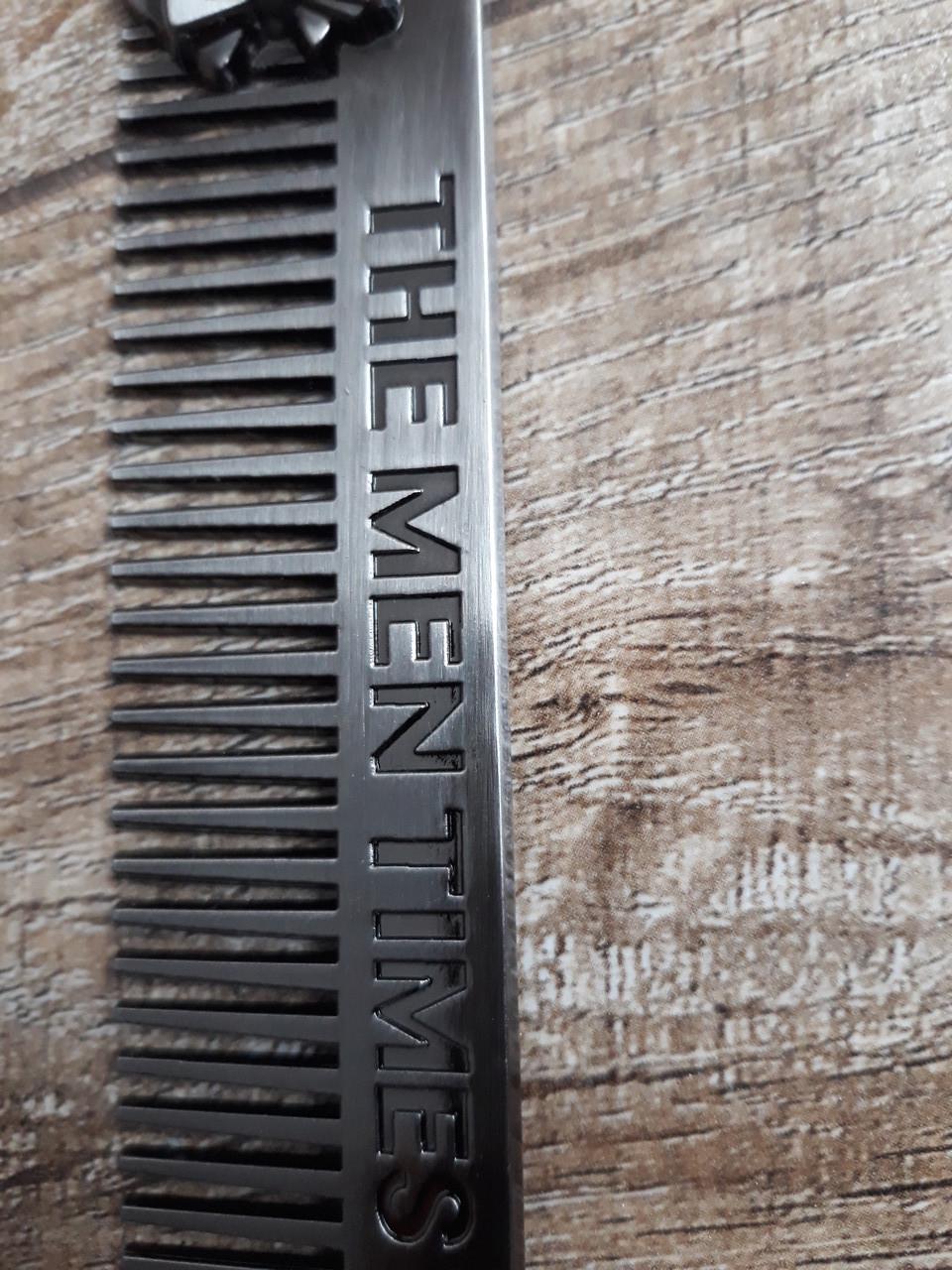 Гребінець-гребінь металевий для чоловіків Barber THE MEN TIMES (1533699199) - фото 5 Гребінець-гребінь металевий для чоловіків Barber THE MEN TIMES (1533699199) - фото 5