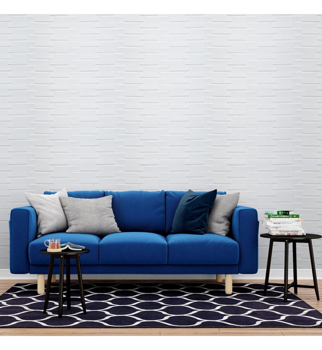 3D-панель Кладка самоклеющаяся 3080x700x5 мм Белый - фото 6 3D-панель Кладка самоклеющаяся 3080x700x5 мм Белый - фото 6