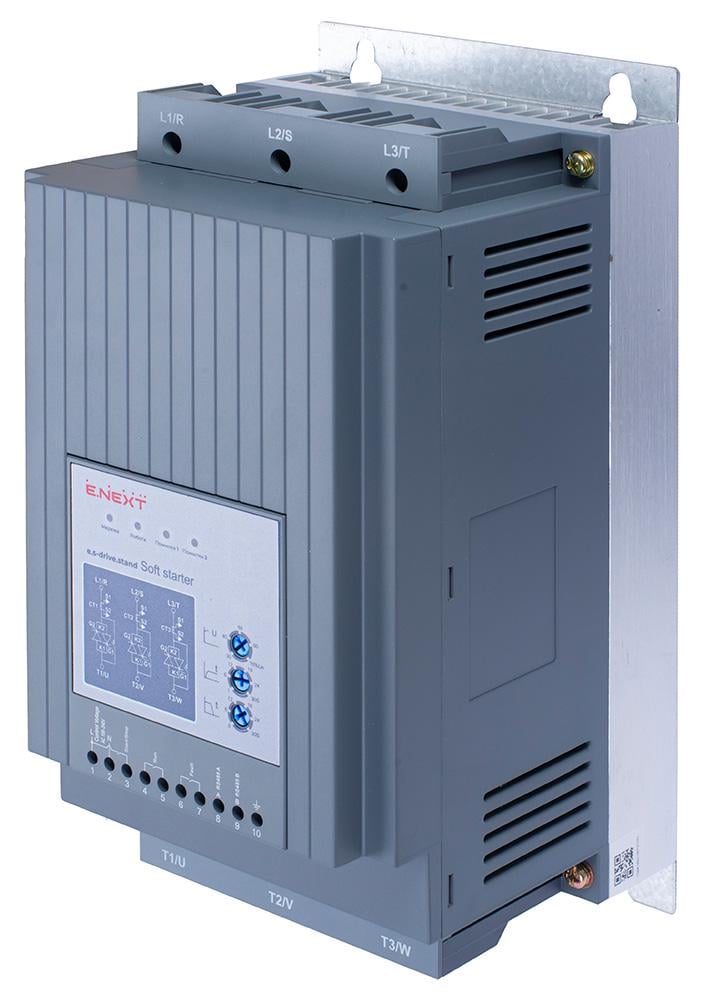 Пристрій плавного пуску E.NEXT e.s-drive.stand.45 3Ф 90А 45кВт 400В (s084017)