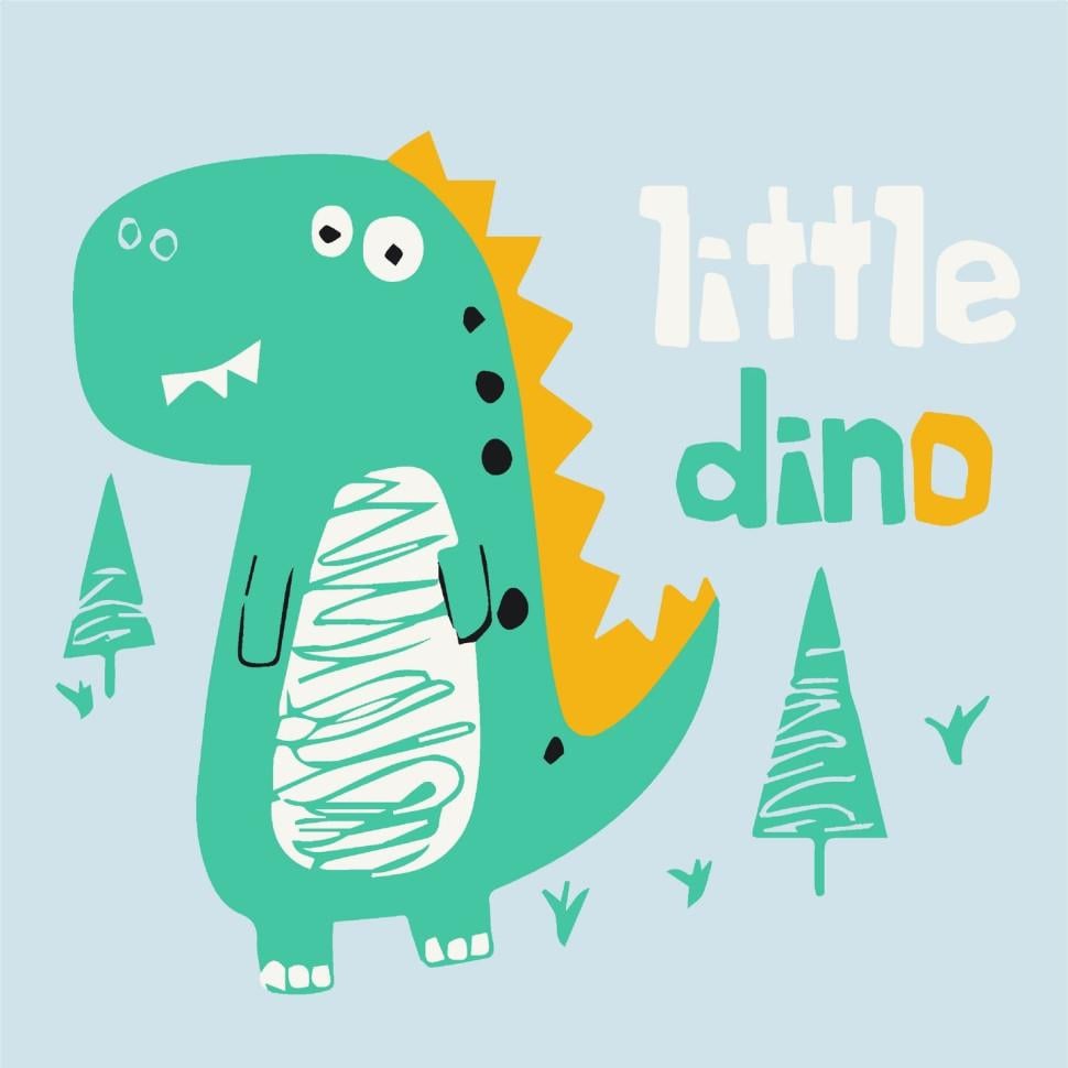 Розпис на полотні ART CRAFT Little dino 30x30 см (15008-AC)