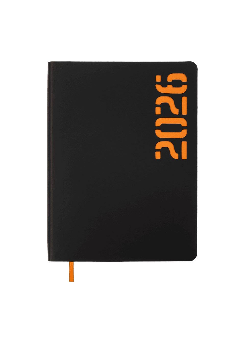 Ежедневник Buromax 2026 NEON А5 датированный Оранжевый (BM.21153-11)