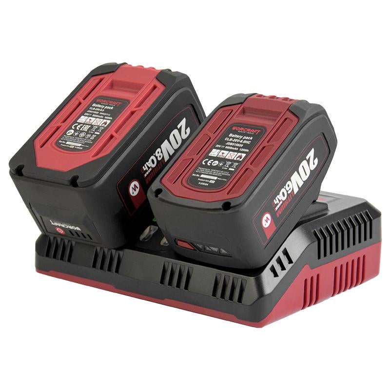 Зарядное устройство двойное для инструментов Worcraft CLC-20V-4.5D - фото 2 Зарядное устройство двойное для инструментов Worcraft CLC-20V-4.5D - фото 2