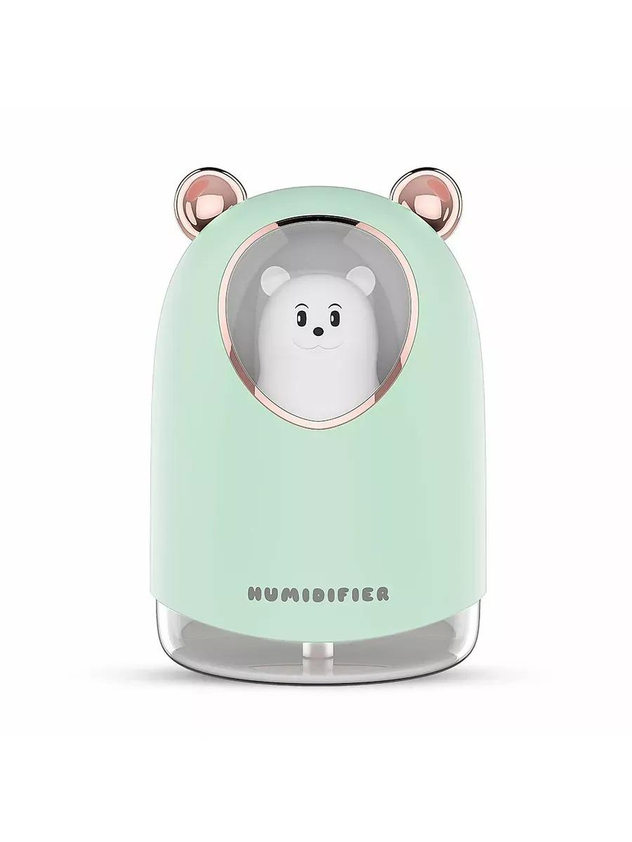 Зволожувач повітря Humidifier Мишка USB до 12 м2 нічник/аромадифузор з підсвічуванням М'ятний (5414241) - фото 7