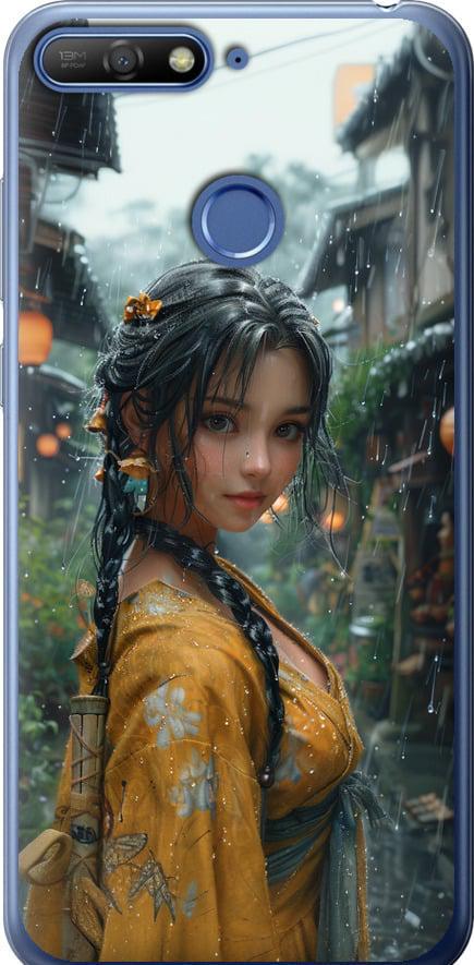 Чехол на Huawei Y6 Prime 2018 Anime-girl (6133t-1441-42517) Чехол на Huawei Y6 Prime 2018 Anime-girl (6133t-1441-42517)