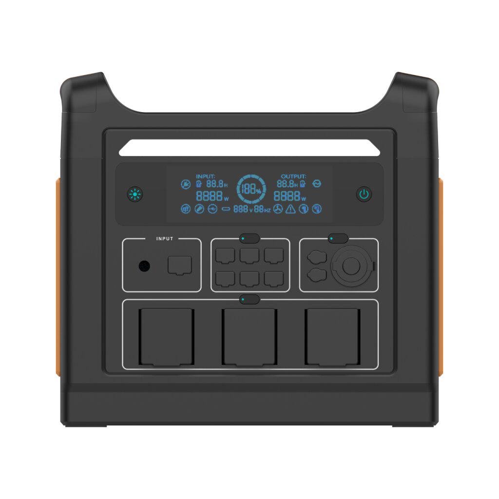 Зарядная станция LogicPower LP CHARGER i1000 LiFePO4 1000 Вт 1152Wh с 2 розетками (24868772)
