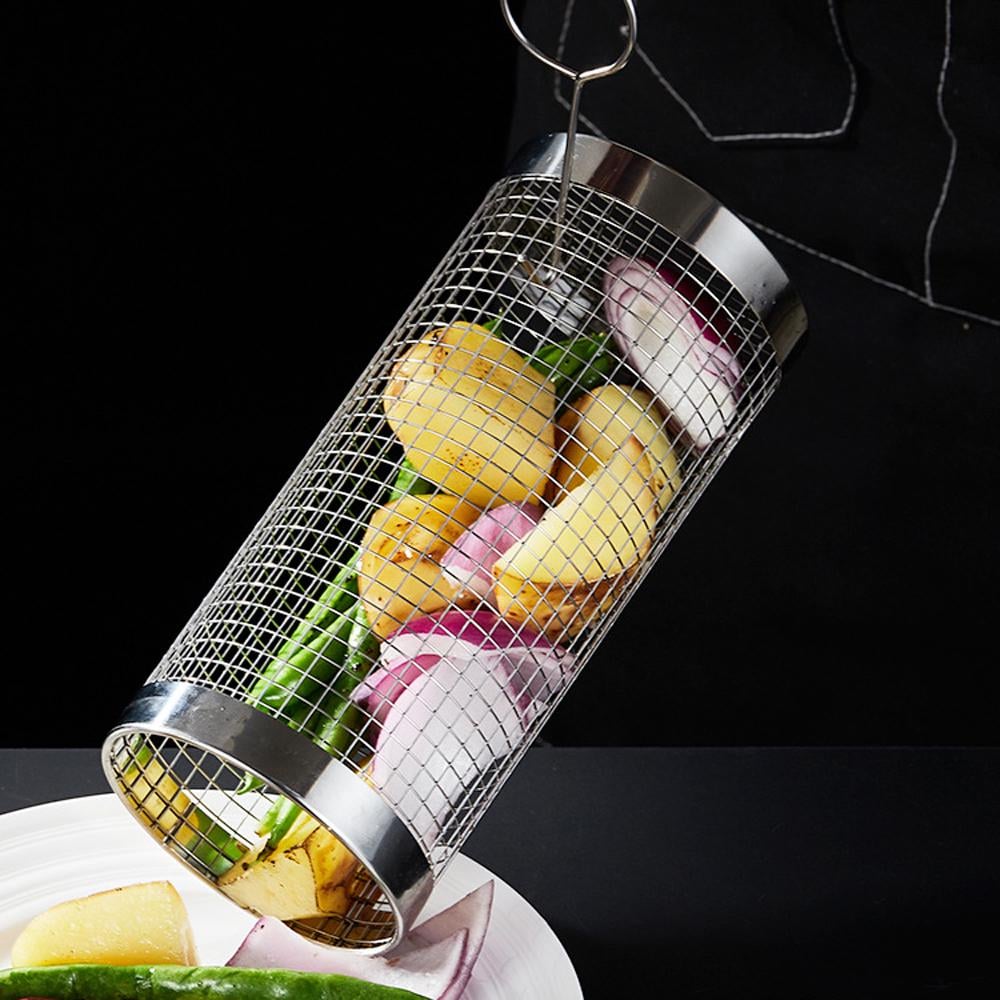 Решетка-сетка для шашлыка/мяса/овощей на гриле/мангал/барбекю 30х9 см (RESGLR-SLV-0868) - фото 4