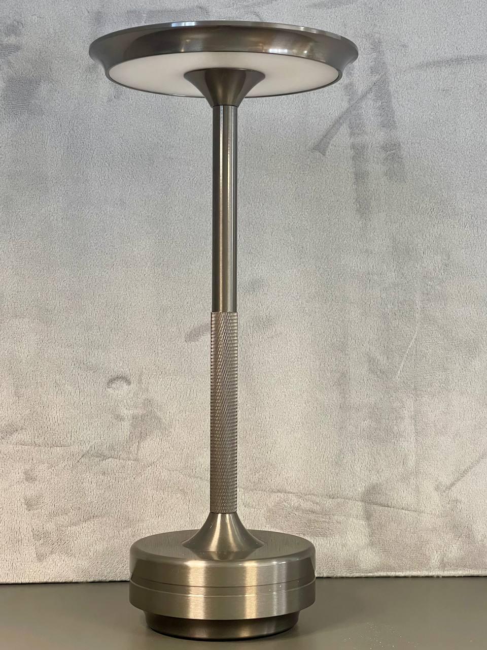 Настольная лампа Zilini 001 аккумуляторная Хром (23830878) Настольная лампа Zilini 001 аккумуляторная Хром (23830878)