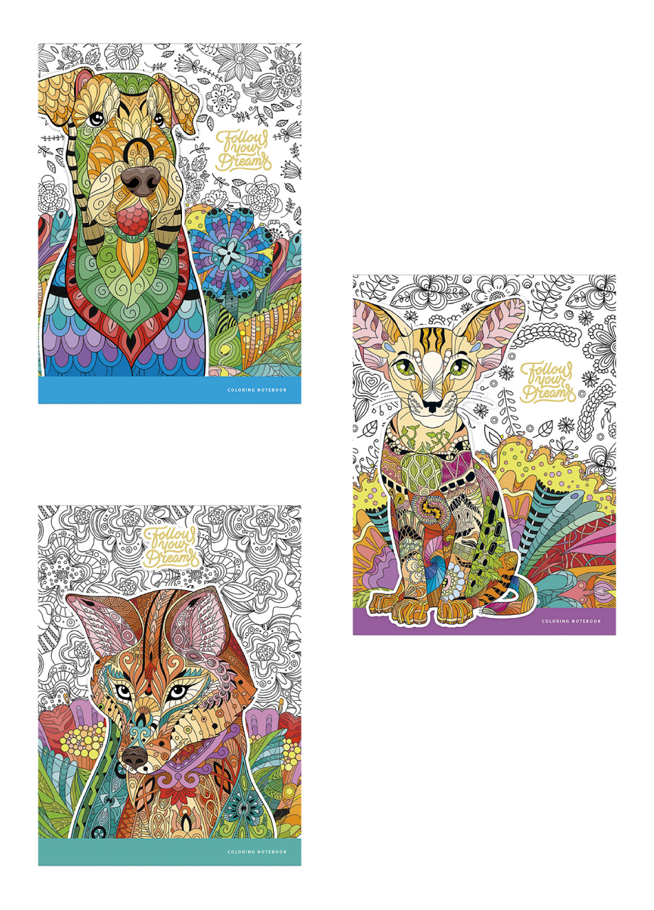 Комплект школьных тетрадей Школярик А4 40 л. в линейку 3 шт. (547 4823088214505)