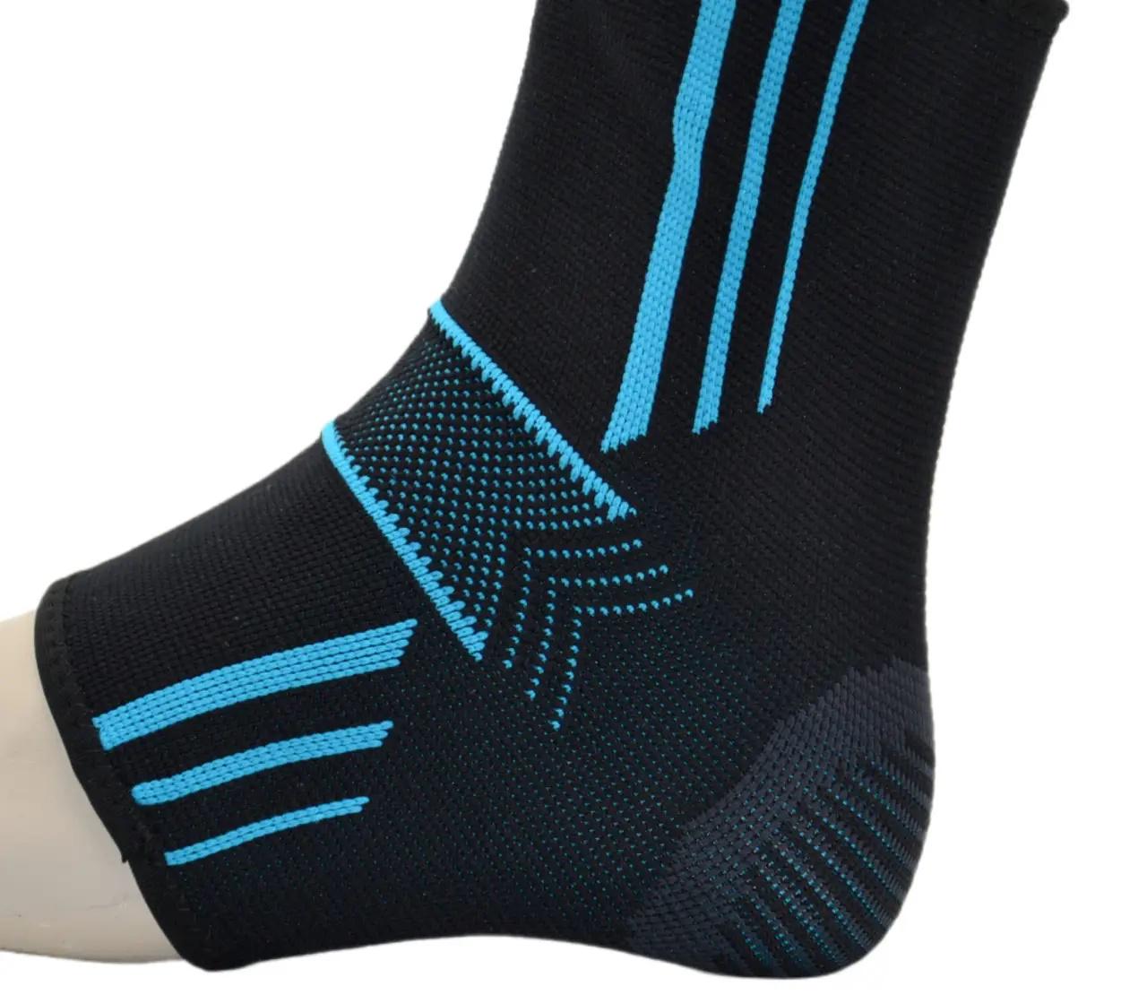 Бандажі на гомілкостоп Power System PS-6022 Ankle Support Evo XL 2 шт. Black/Blue (62-68-PS_6022_XL_Black/Blue) - фото 4