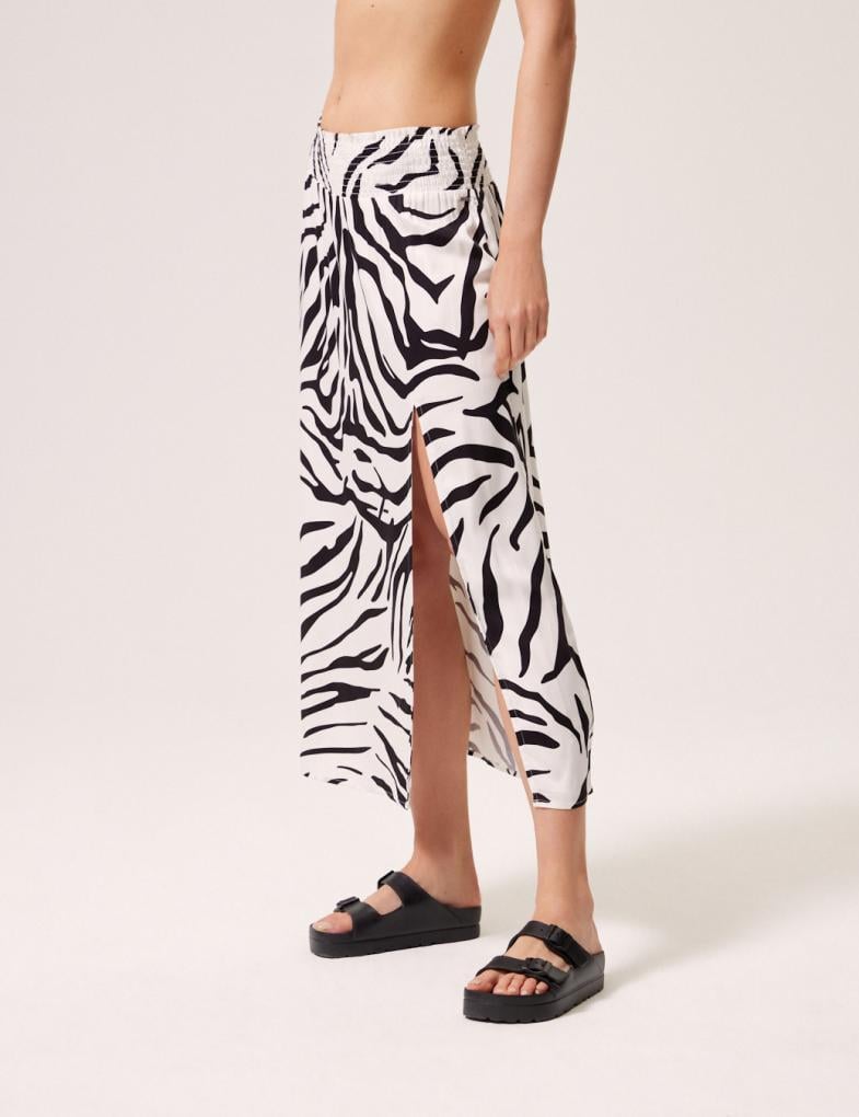 Юбка женская Diverse LENCA L Черно- белый (5902598992321)