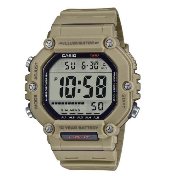 Наручные часы мужские Casio AE-1600H-5A Collection с водозащитой 100 м и подсветкой (2712621576)