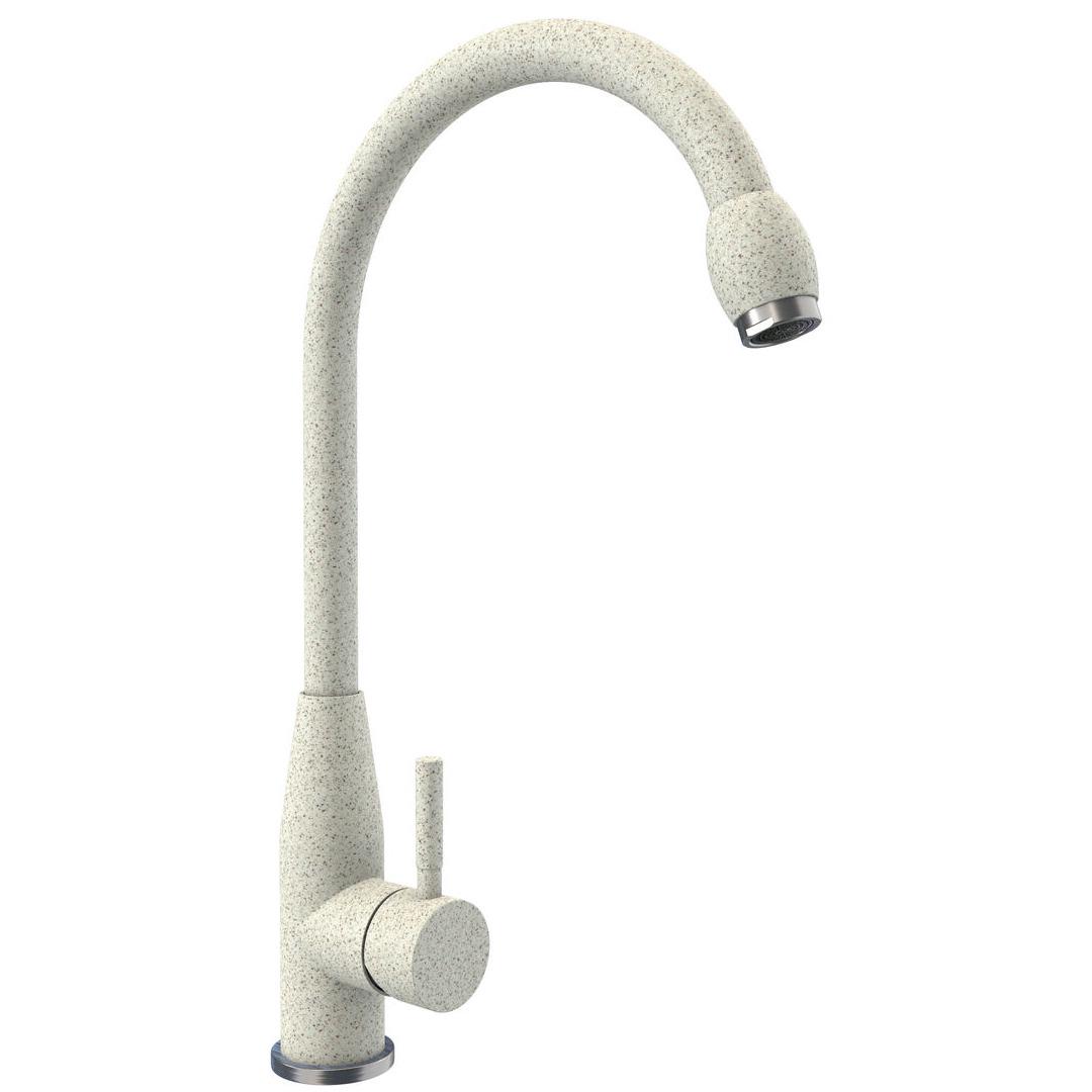 Смеситель для кухни Platinum 26 FHP 7456 PLS-A33421 однорычажный Белый (151758)