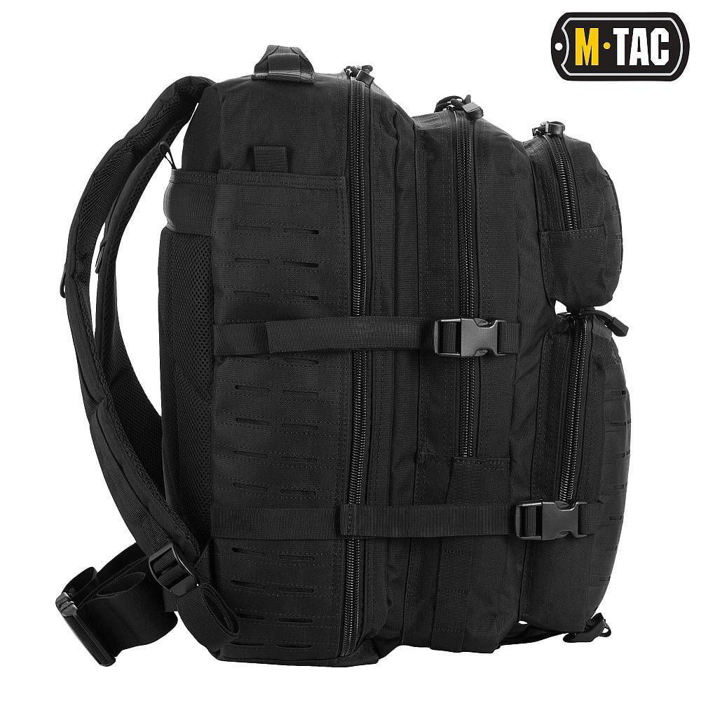 Рюкзак штурмовий M-TAC Assault Laser Cut 40 л 52x29x28 см Чорний (9056) - фото 4