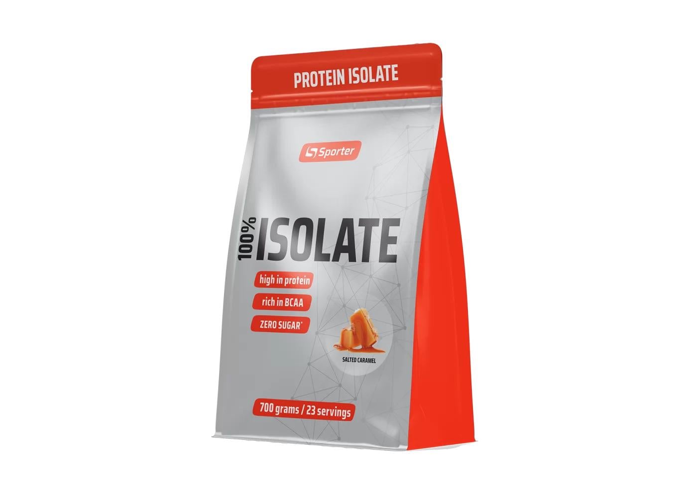 Протеин Sporter 100% Isolate 700 г Соленая карамель