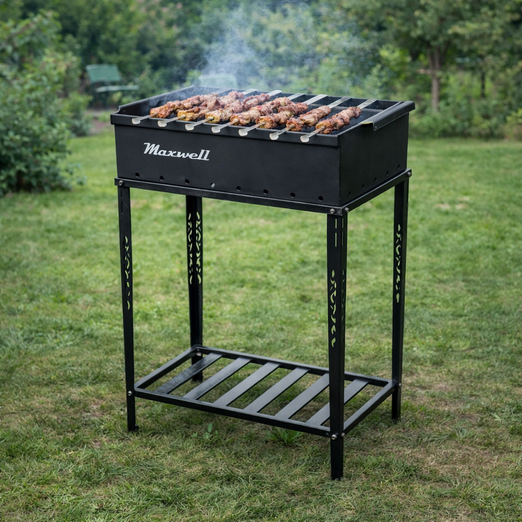 Мангал Jooki Прометей на 12 шампуров 4 мм на дровнице (10118)