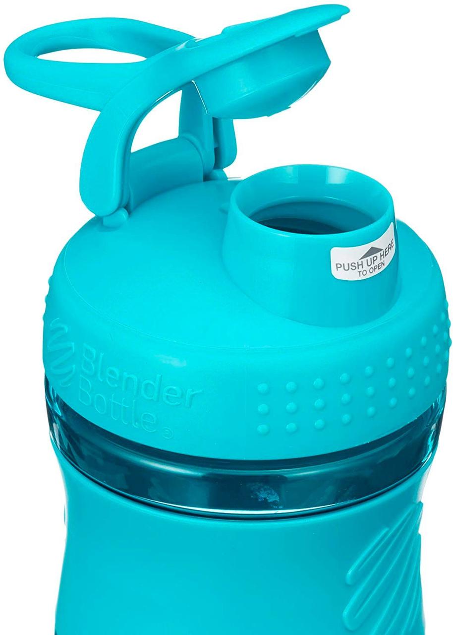 Шейкер спортивный BlenderBottle SportMixer 28 oz 820 мл Teal - фото 4