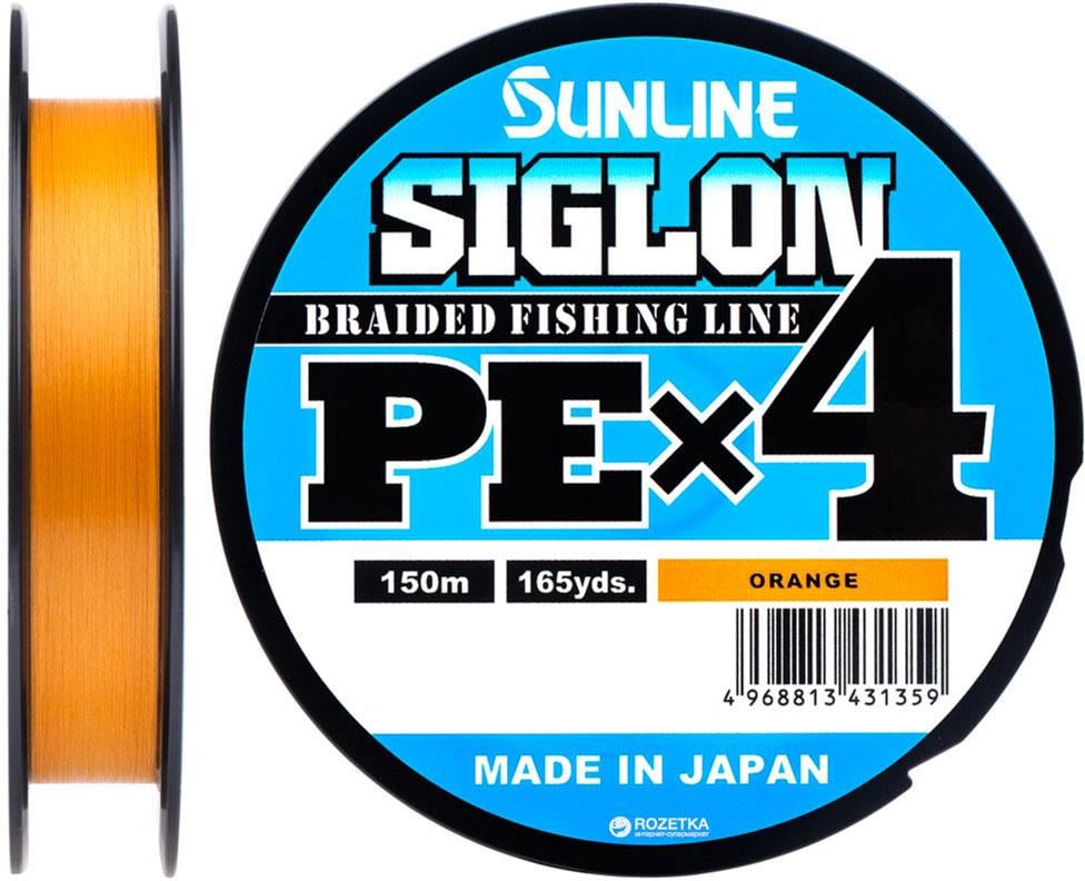 Шнур Sunline Siglon PE х4 150 м 0,2 0,076 мм 3lb 1,6 кг