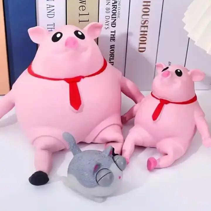 Игрушка-антистресс сквиш Pig 50 см Pink (784779949) - фото 2