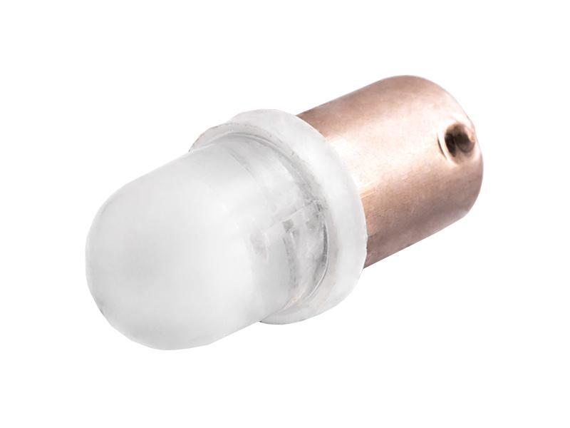 Автомобільна лампа світлодіодна LEDUA BA9S-1pc круглий LED 12V Білий (91)