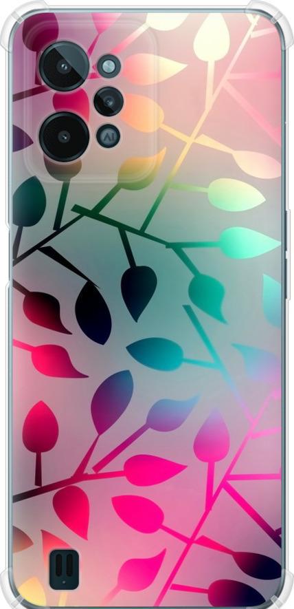 Чехол на Realme C31 Листья (2235sp-2593-42517)