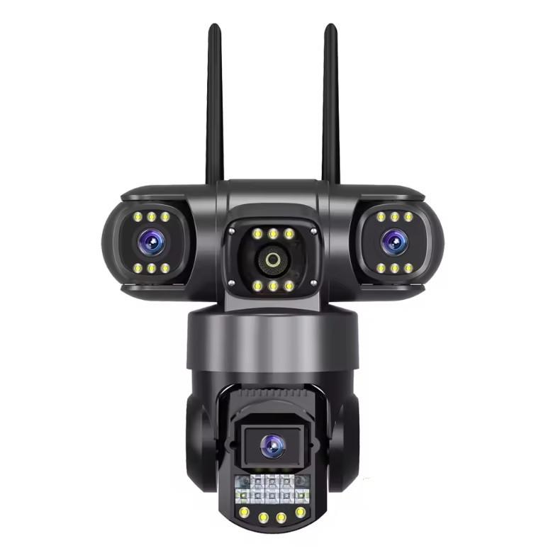 Камера видеонаблюдения RIAS C28 IP v380Pro APP Wi-Fi 3 объектива 2MP/2MP/2MP уличная с удаленным доступом (2616860888)