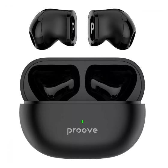 Наушники в кейсе Proove Mainstream Mini TWS Bluetooth 5.3 Type-C 250 мАч Black (TWMM00010001)