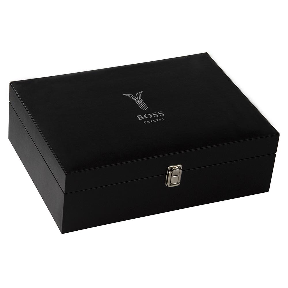 Набор стаканов Boss Crystal Leader с серебряными и платиновыми накладками (BCR6LPL) - фото 6 Набор стаканов Boss Crystal Leader с серебряными и платиновыми накладками (BCR6LPL) - фото 6